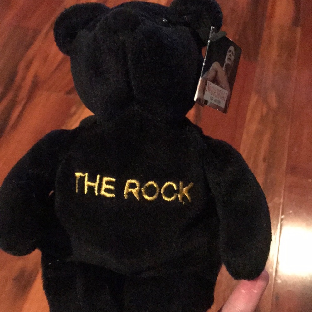 The rock WWF vintage Beanie baby